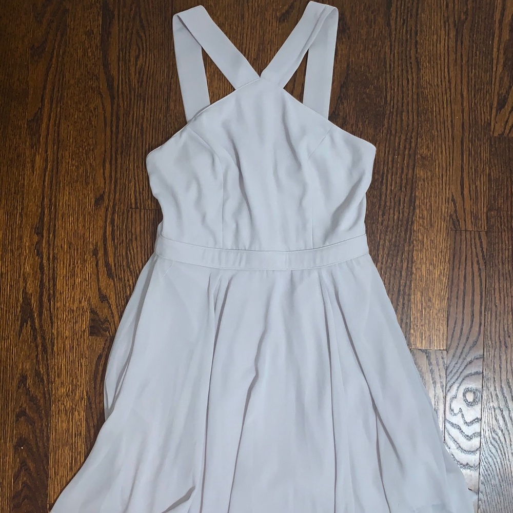 Lulus brand Grey Skater Dress size medium